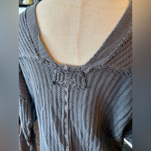 Free People New Magic Thermal Waffle Top - Picture 5 of 8